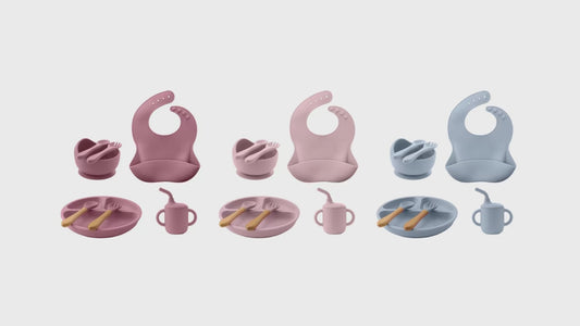 Juego Cubiertos Silicona Para Bebe 8pcs